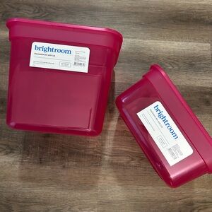 Brightroom Pink Storage Bins(2)